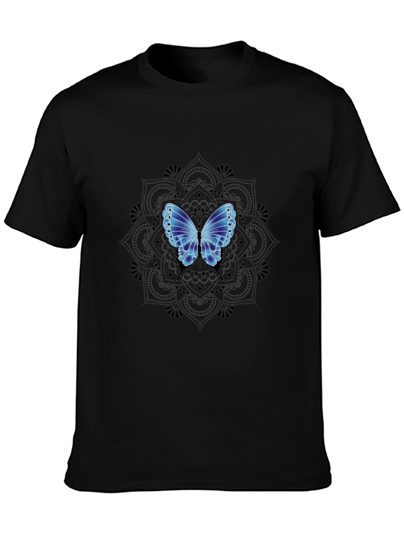 Butterfly Mandala Graphic T-Shirt
