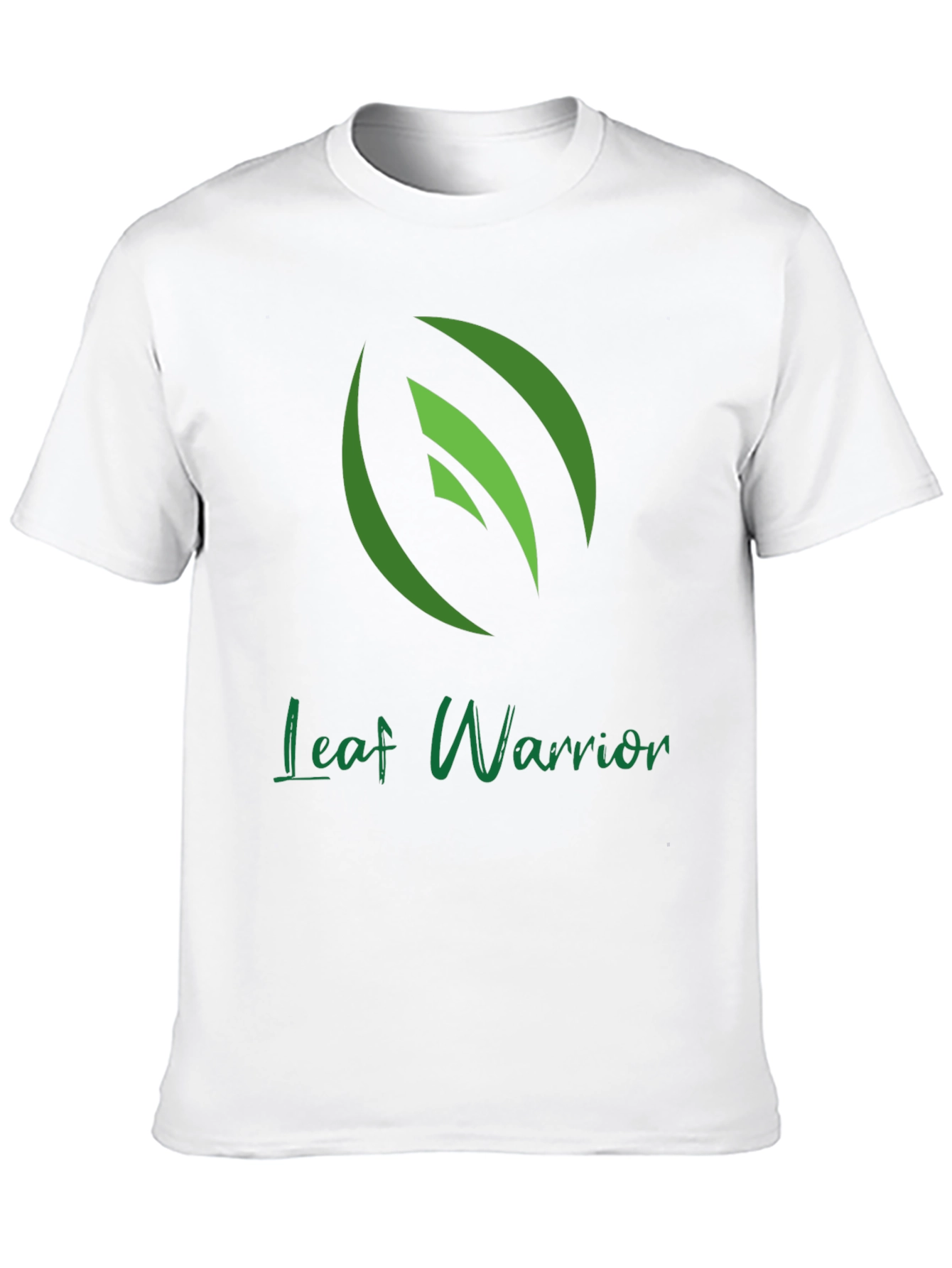 Leaf Warrior Graphic Tee - Green Leaf Design
