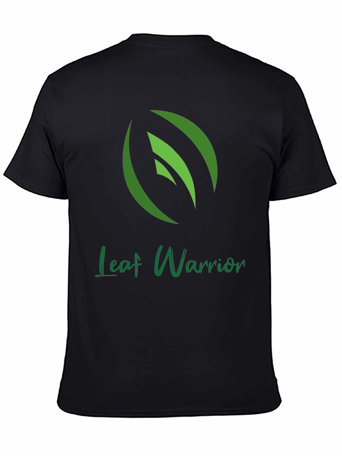 Leaf Warrior Graphic Tee - Green Leaf Design