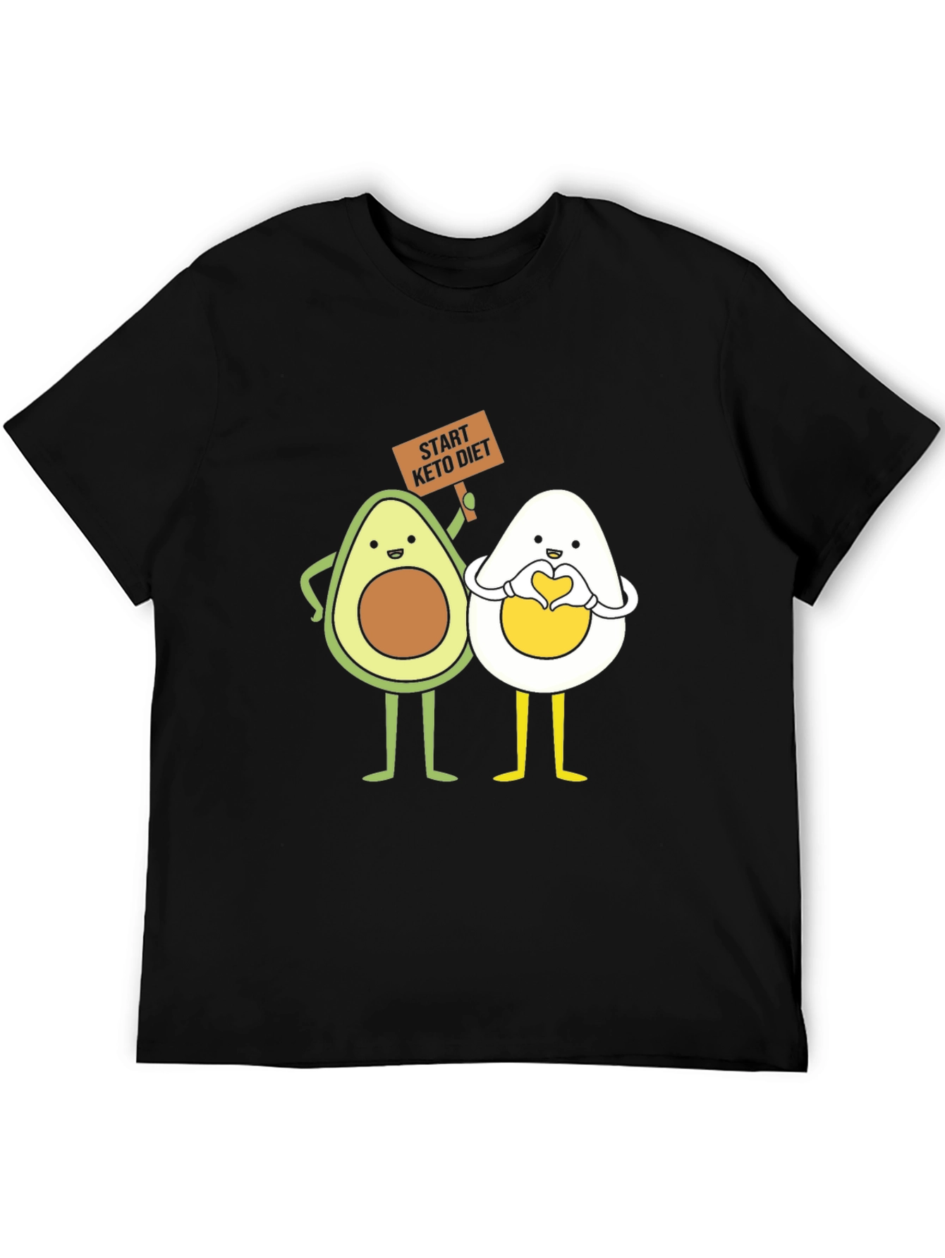 Keto Diet Avocado and Egg T-Shirt