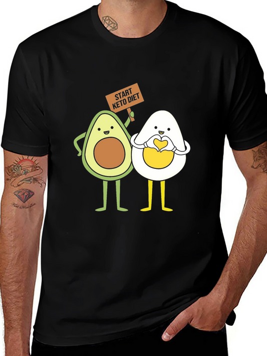 Keto Diet Avocado and Egg T-Shirt