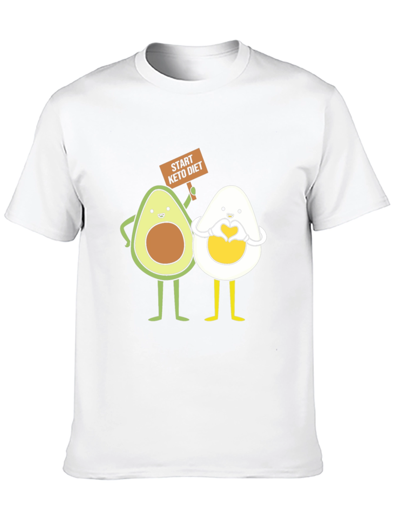 Keto Diet Avocado and Egg T-Shirt