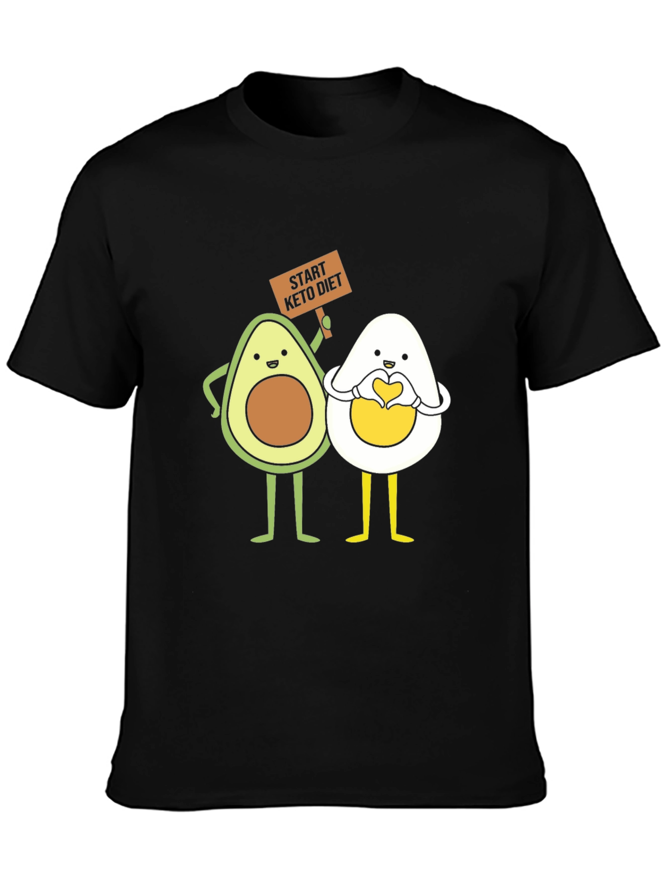 Keto Diet Avocado and Egg T-Shirt