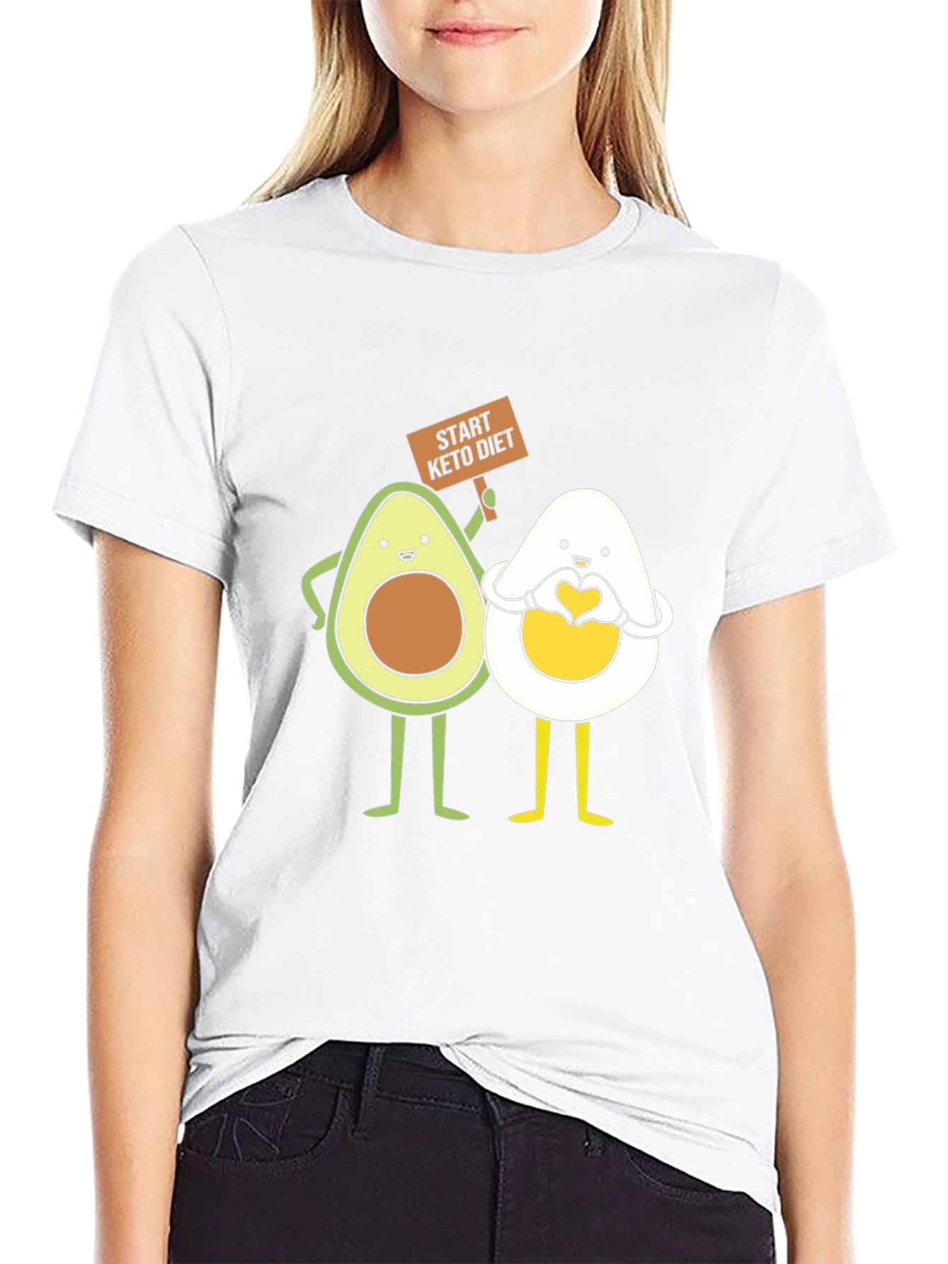 Keto Diet Avocado and Egg T-Shirt