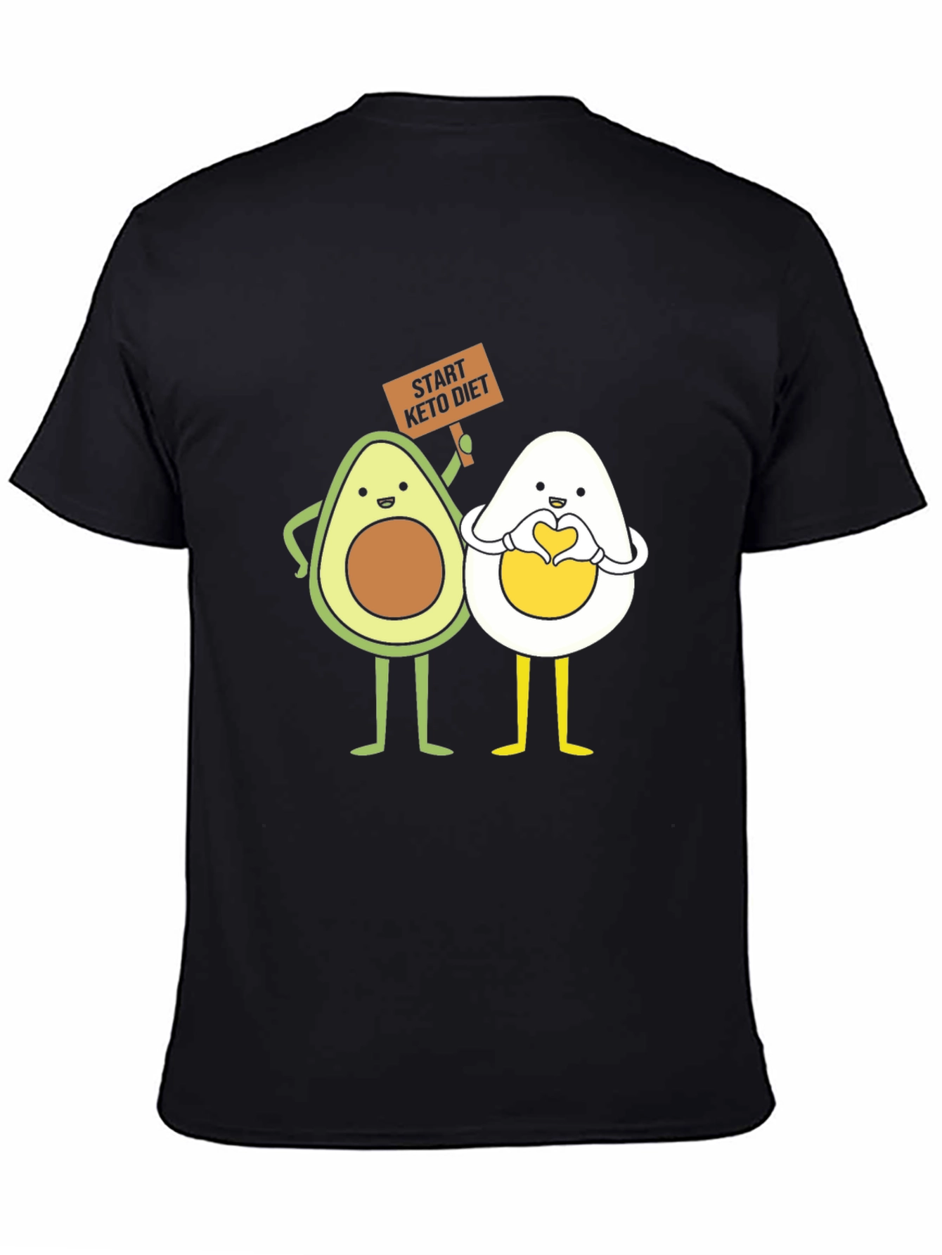 Keto Diet Avocado and Egg T-Shirt