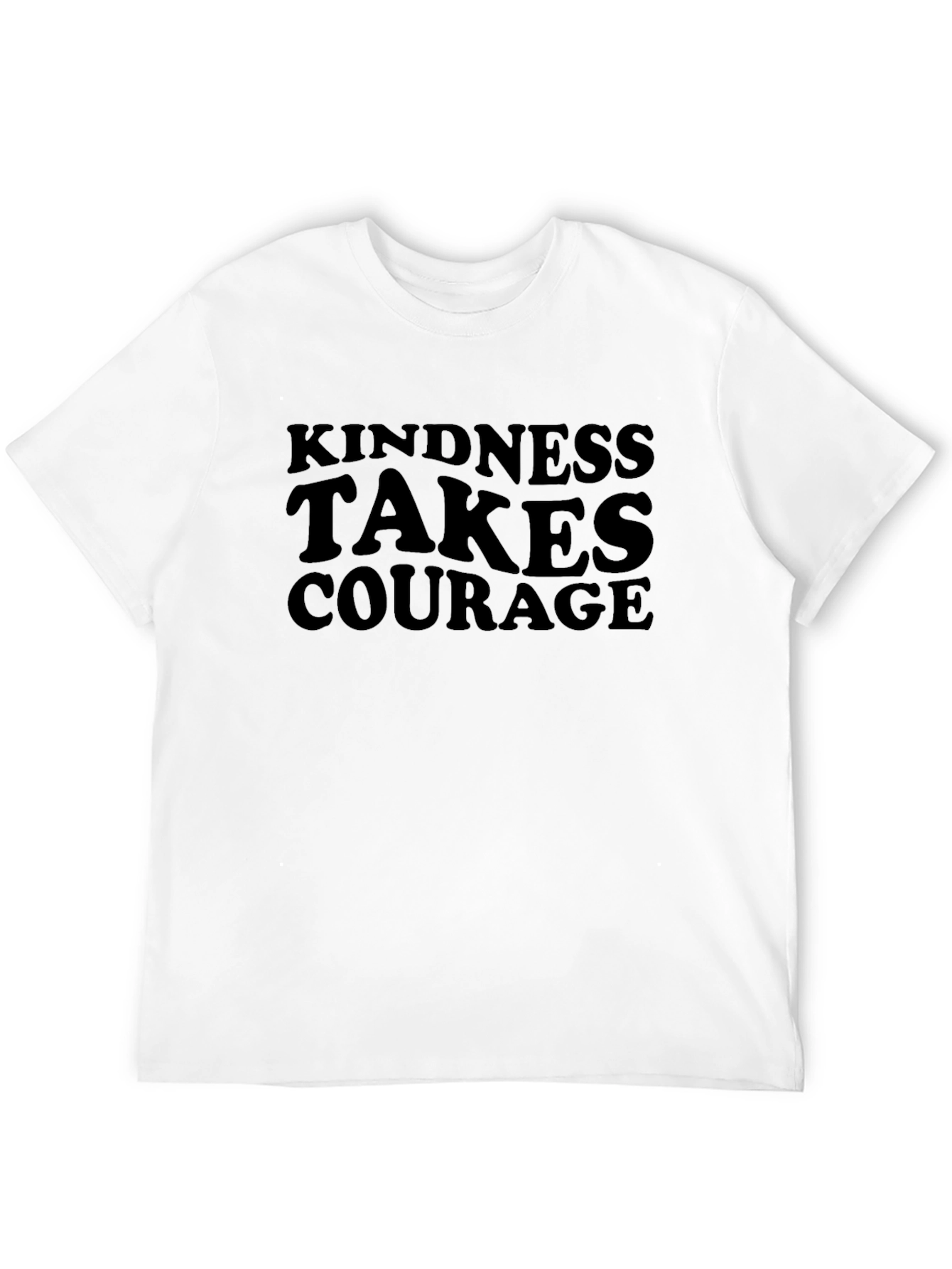 Kindness Takes Courage Graphic Tee - Black