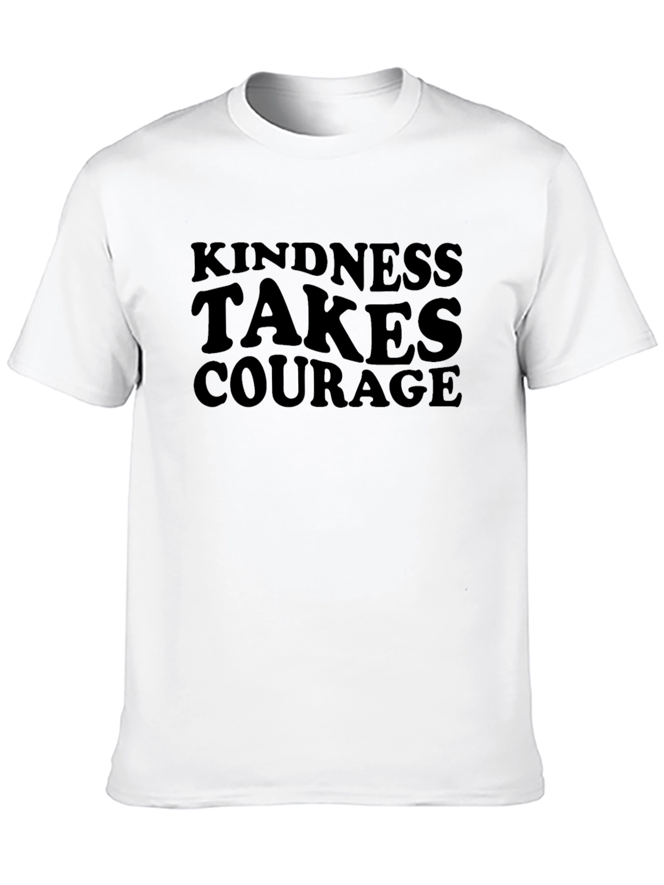 Kindness Takes Courage Graphic Tee - Black