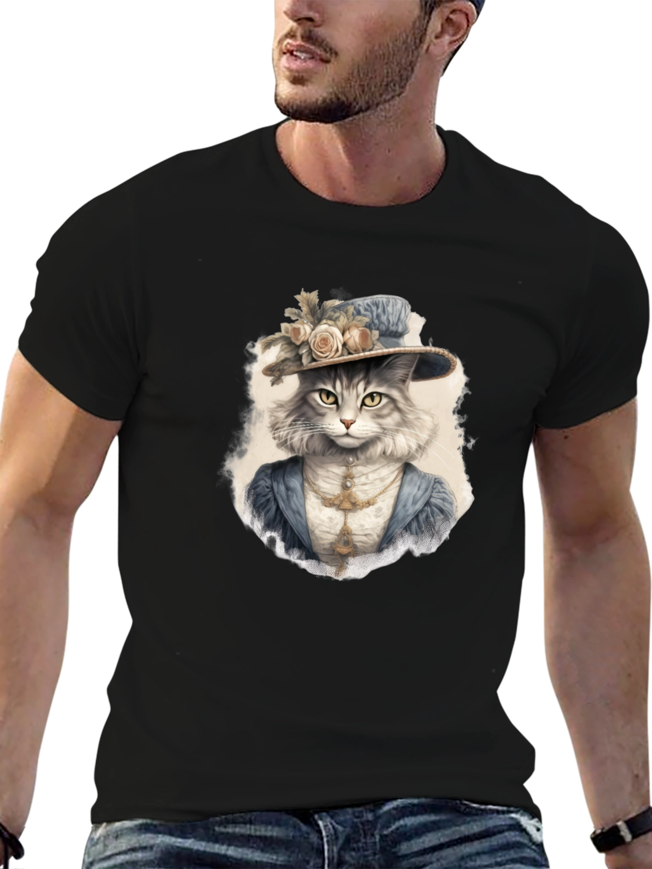 Aristocat T-Shirt: Sophisticated Feline Fashion