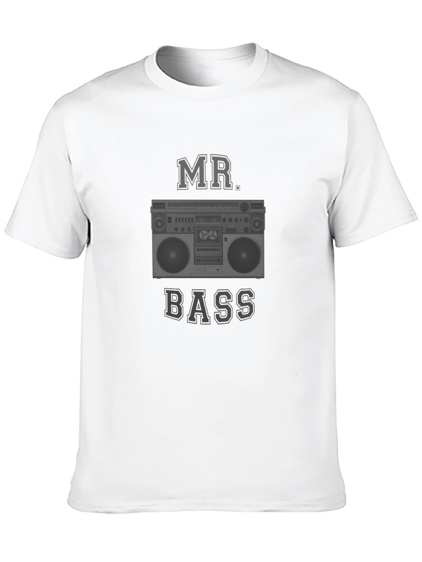 MR. BASS Boombox Graphic T-Shirt