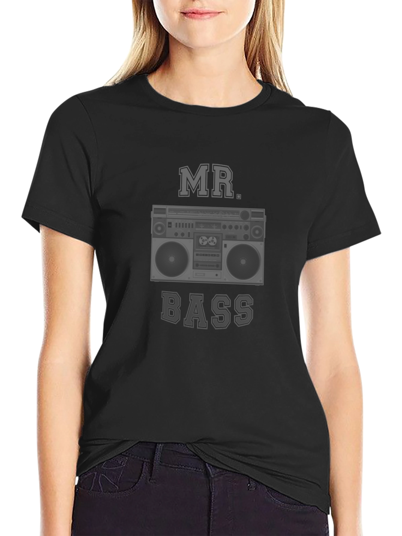 MR. BASS Boombox Graphic T-Shirt