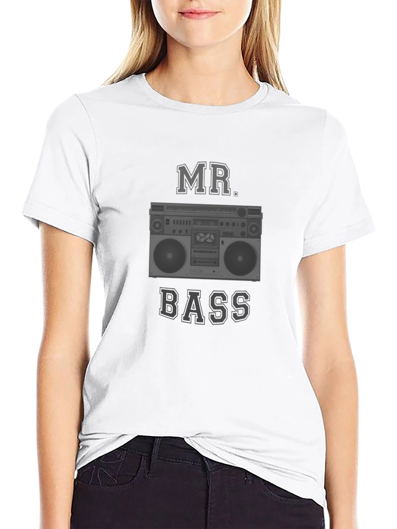 MR. BASS Boombox Graphic T-Shirt