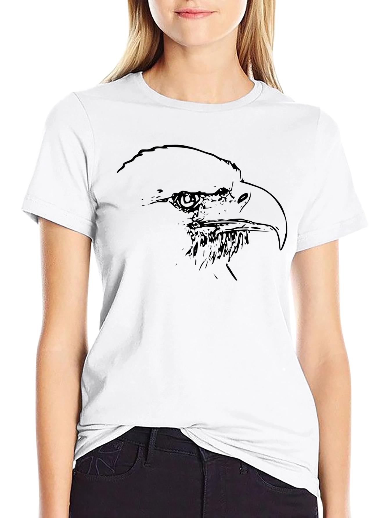 Eagle Graphic Tee - Classic Black