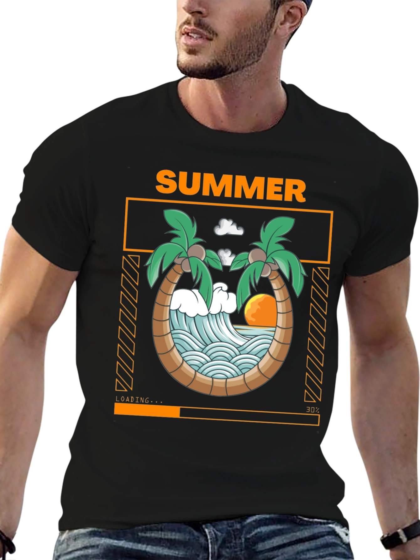 Summer Loading T-Shirt: Beach Vibes