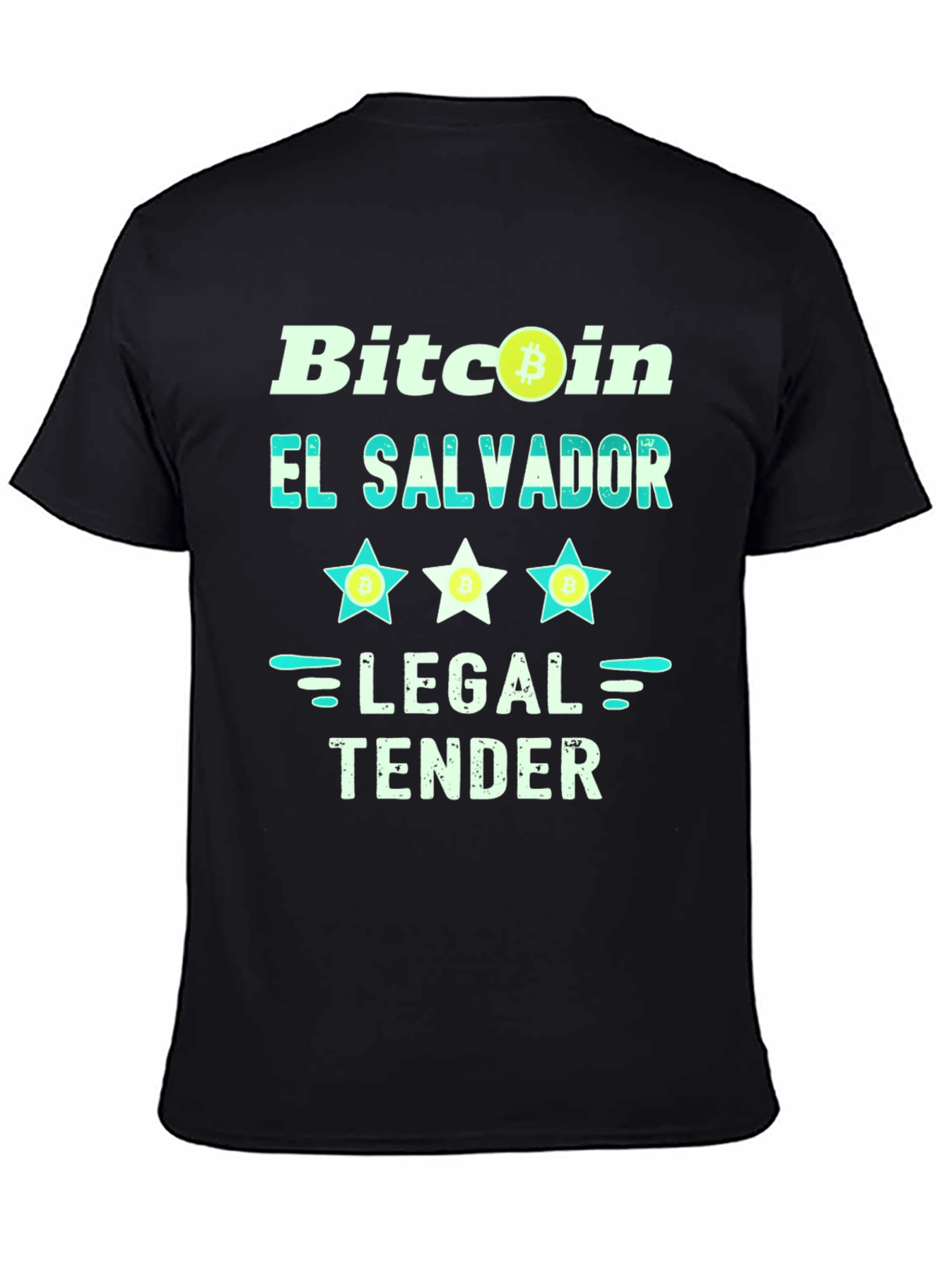Bitcoin El Salvador Legal Tender Graphic Tee