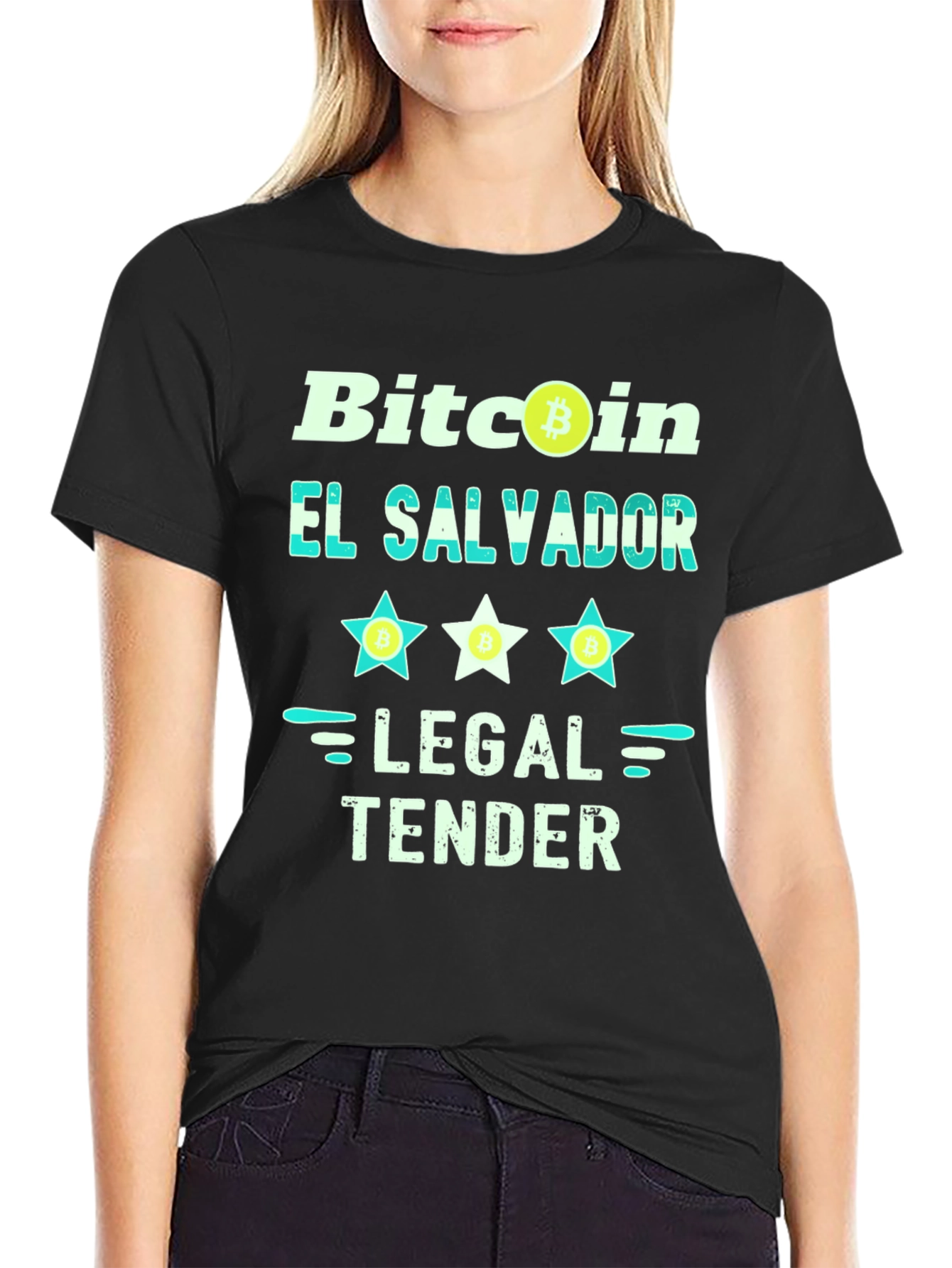 Bitcoin El Salvador Legal Tender Graphic Tee