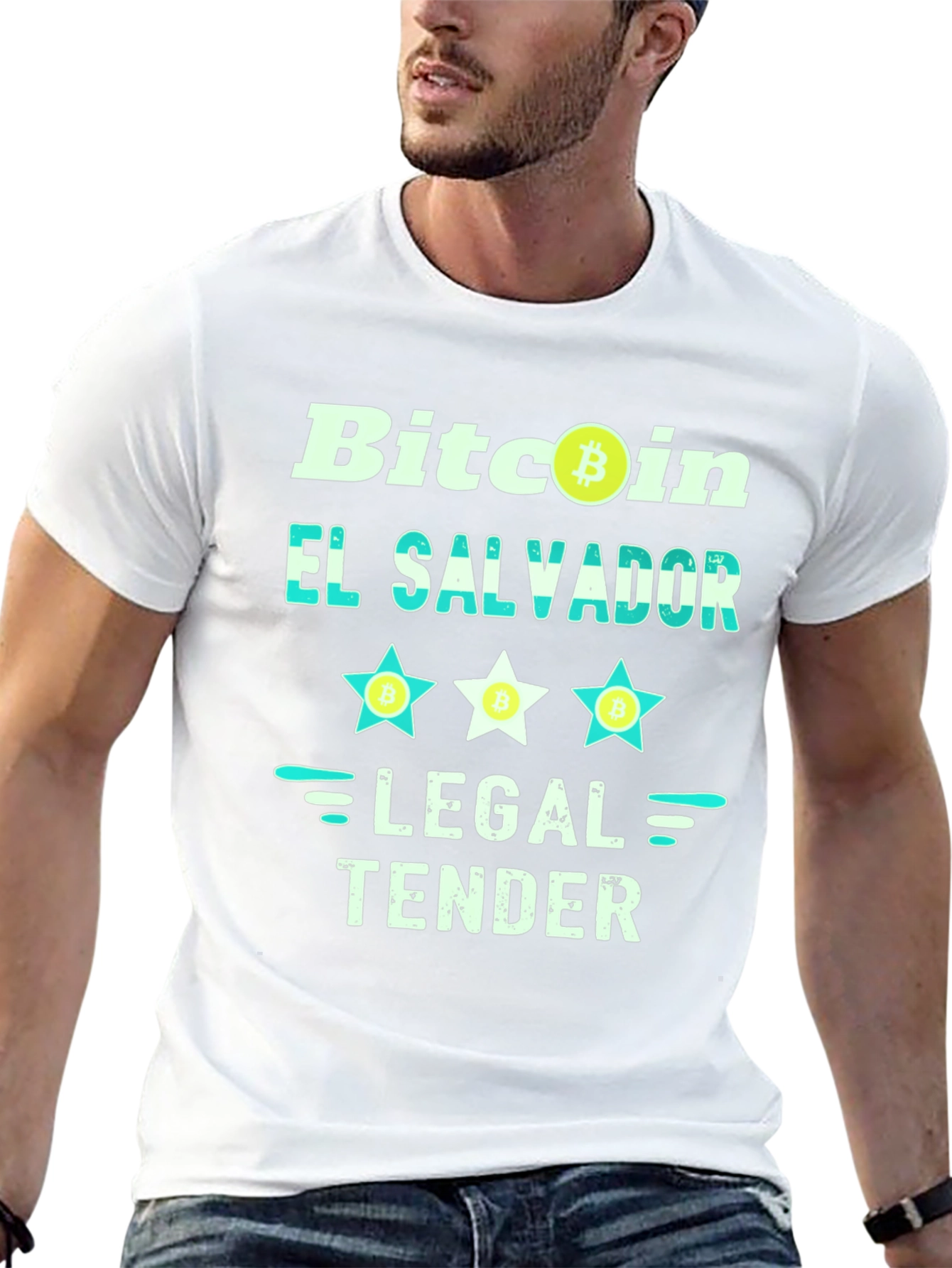 Bitcoin El Salvador Legal Tender Graphic Tee