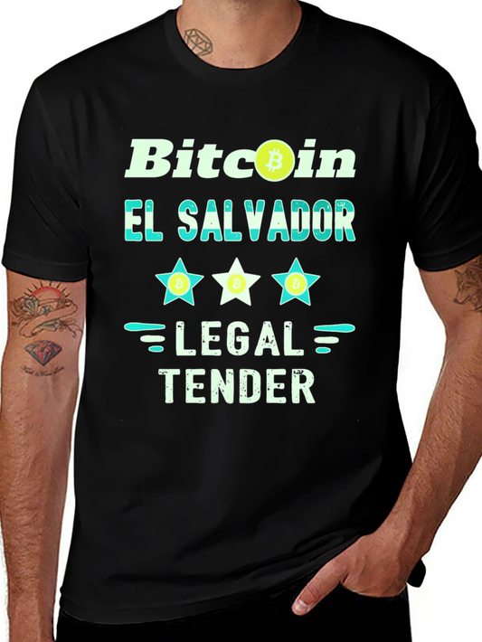 Bitcoin El Salvador Legal Tender Graphic Tee