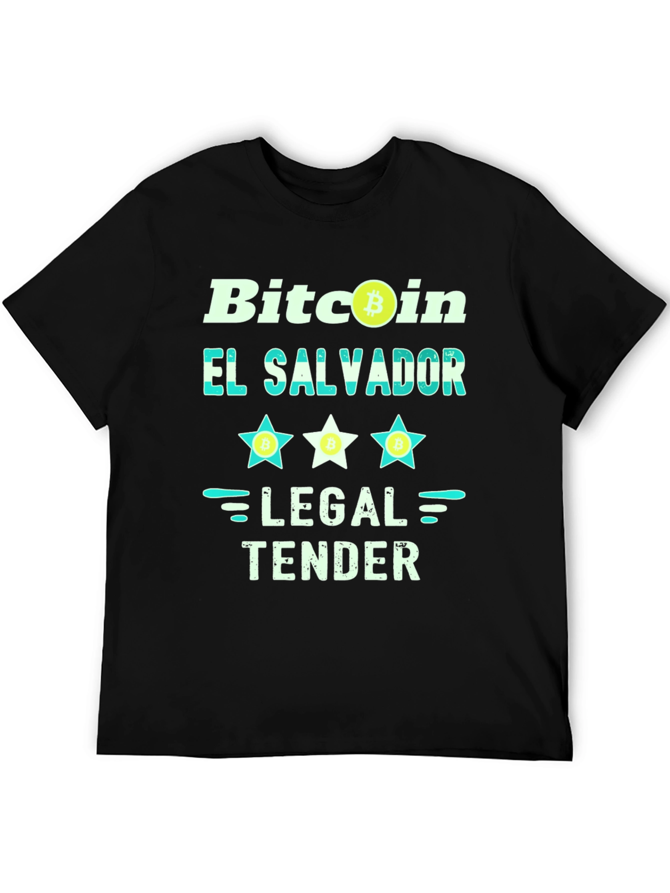 Bitcoin El Salvador Legal Tender Graphic Tee