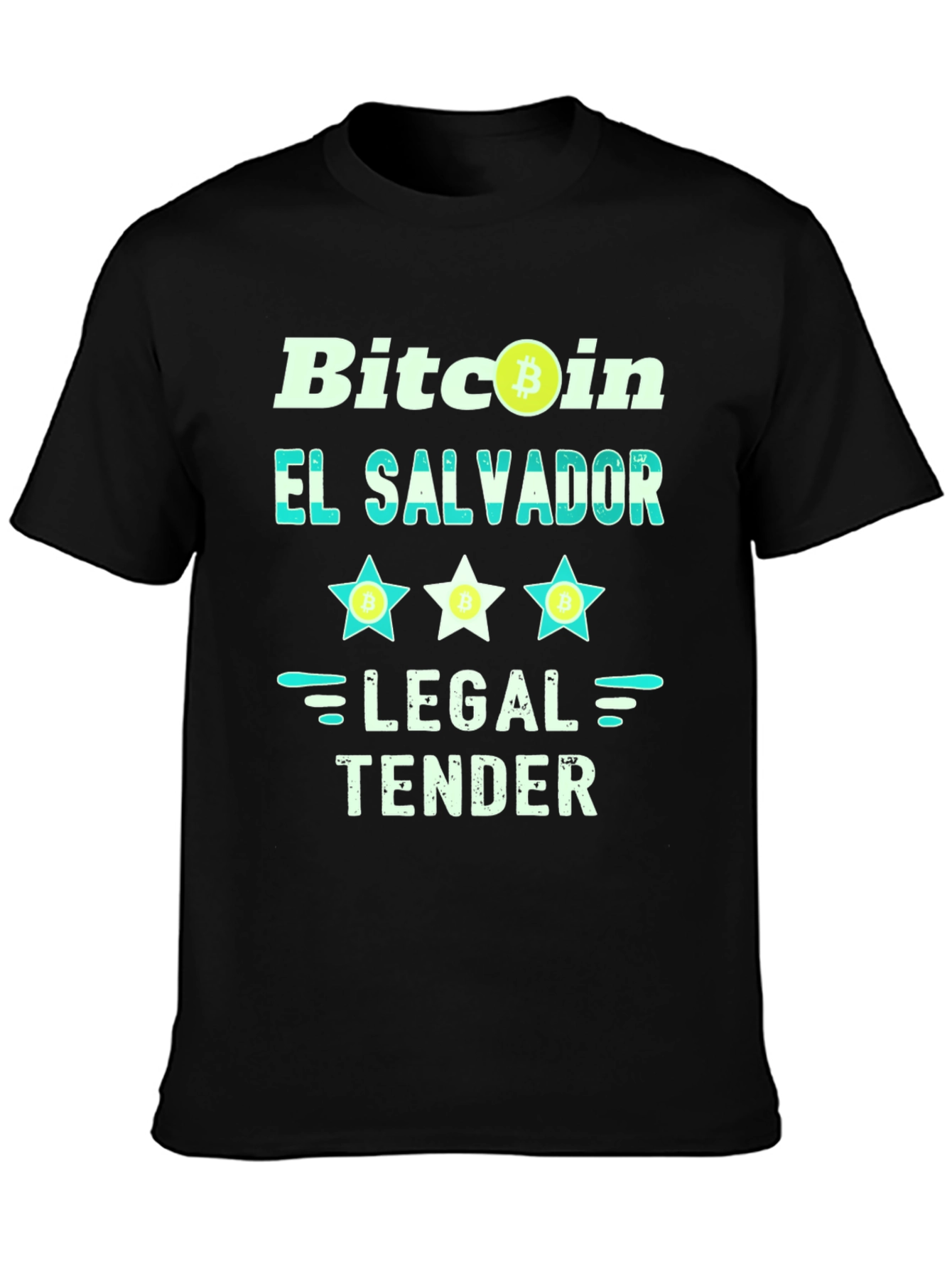 Bitcoin El Salvador Legal Tender Graphic Tee