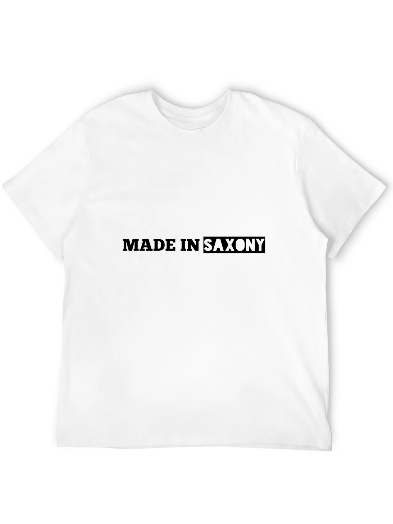 Made in Saxony Black T-Shirt Casual Wear