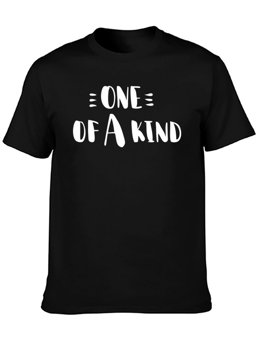 One of a Kind Graphic Tee - Stylish Black T-Shirt