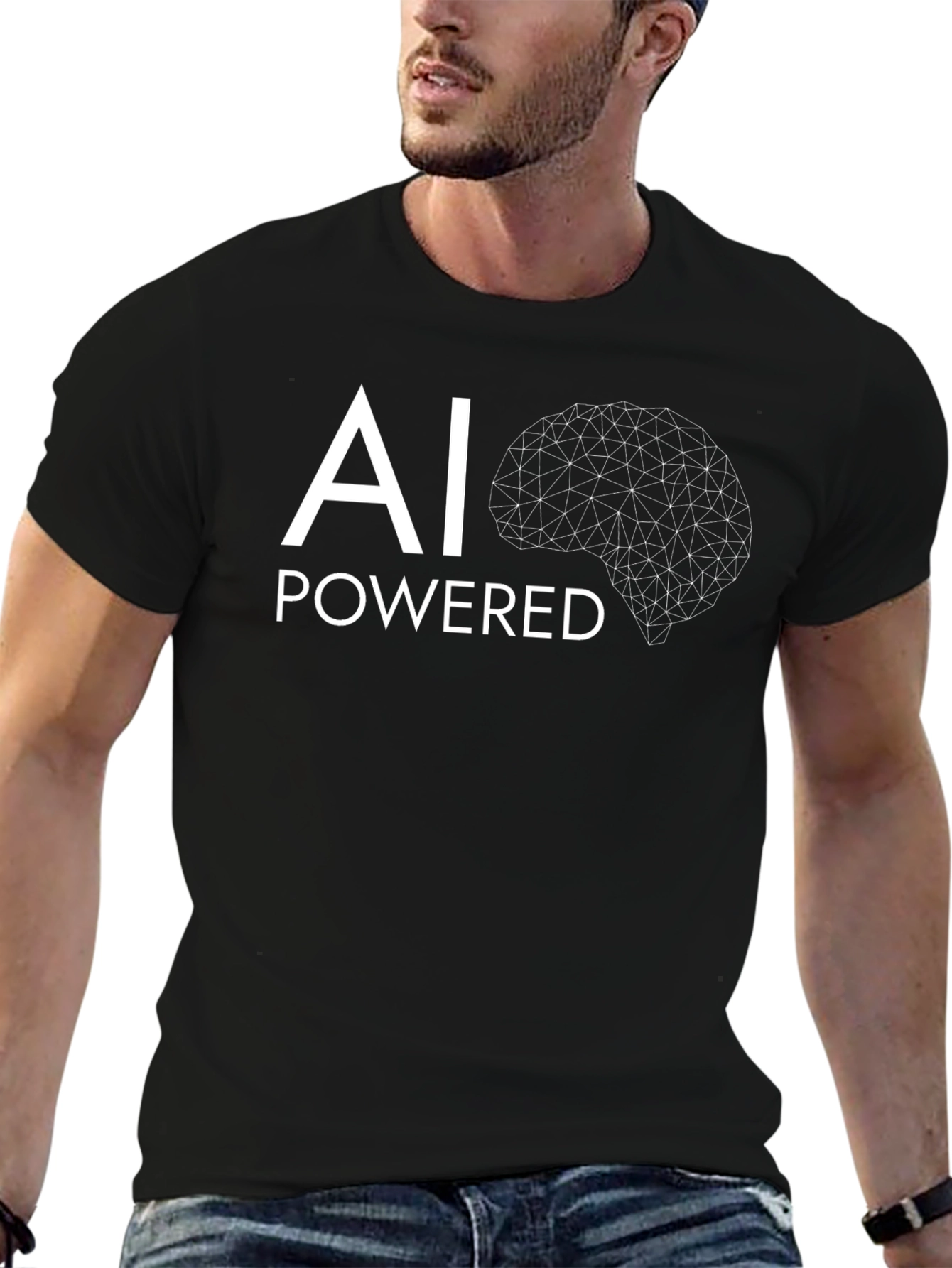 AI Powered Brain T-Shirt