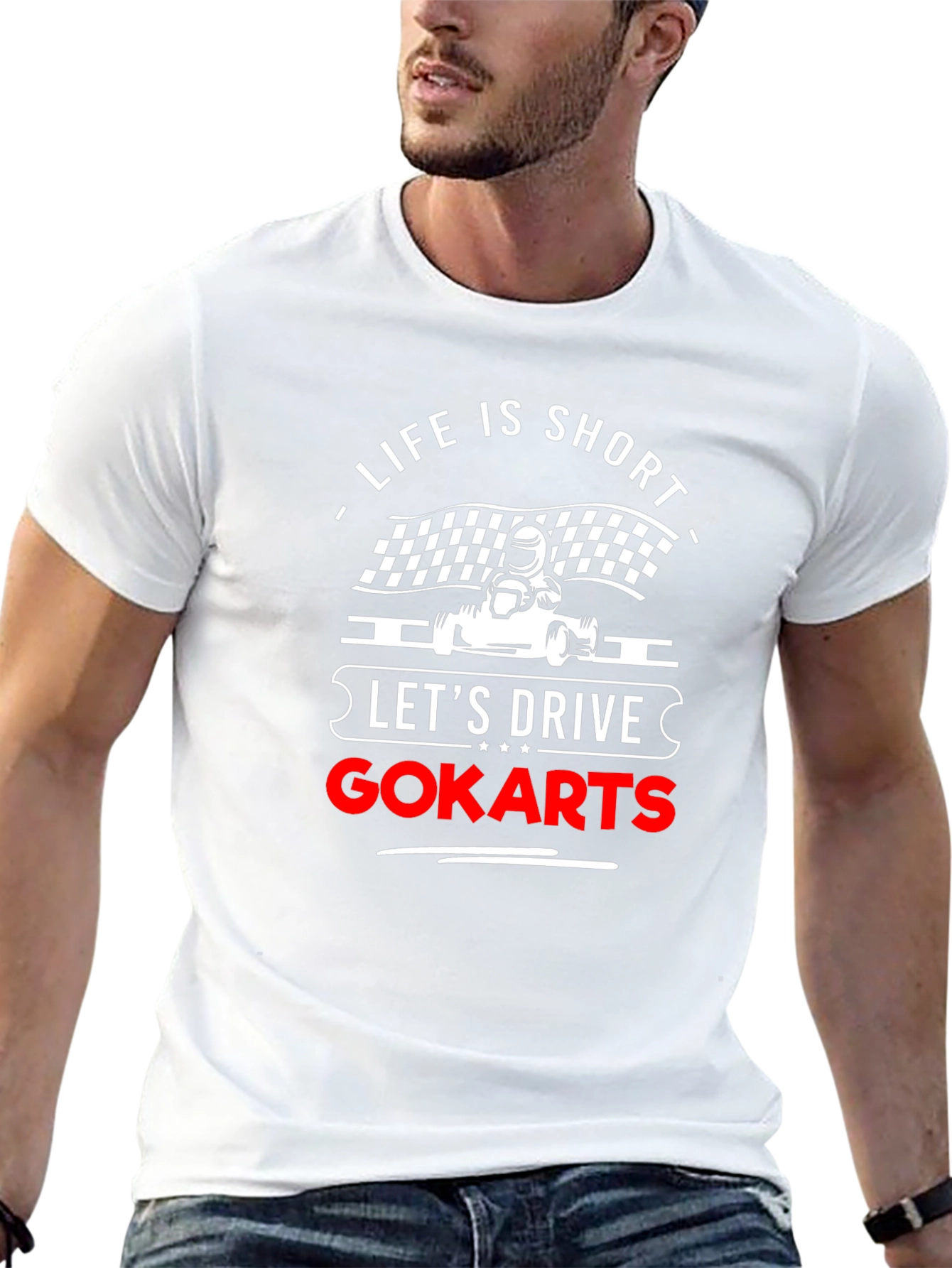 Life is Short Go-Kart T-Shirt