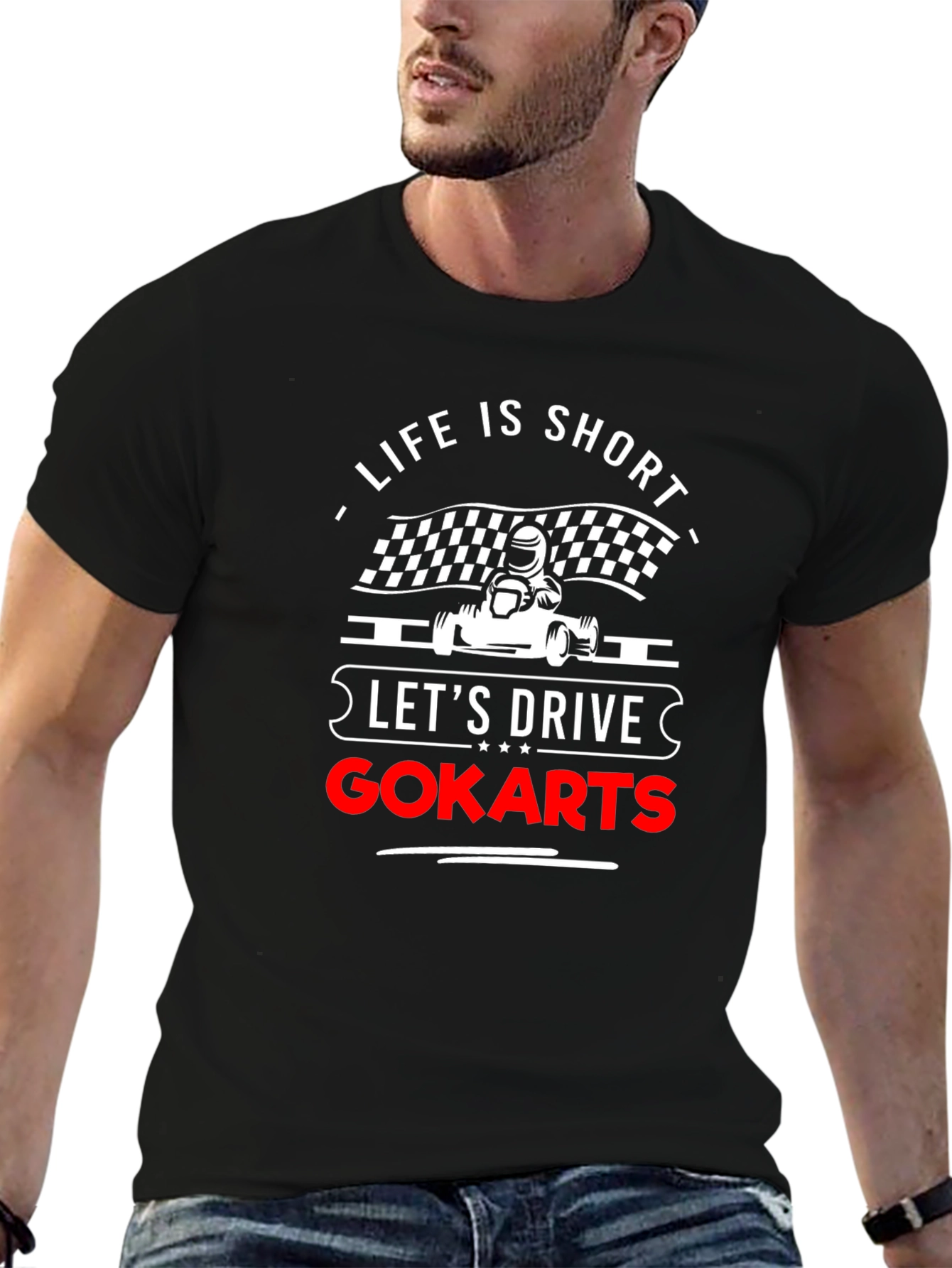 Life is Short Go-Kart T-Shirt