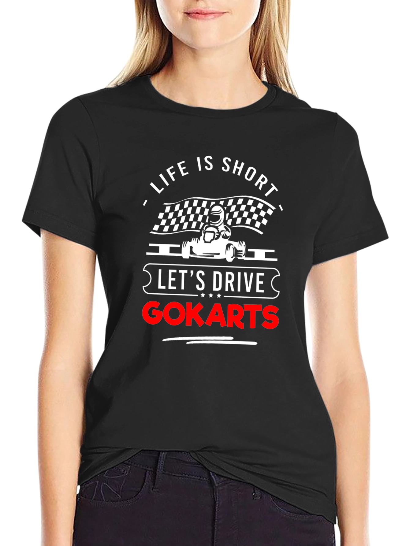 Life is Short Go-Kart T-Shirt