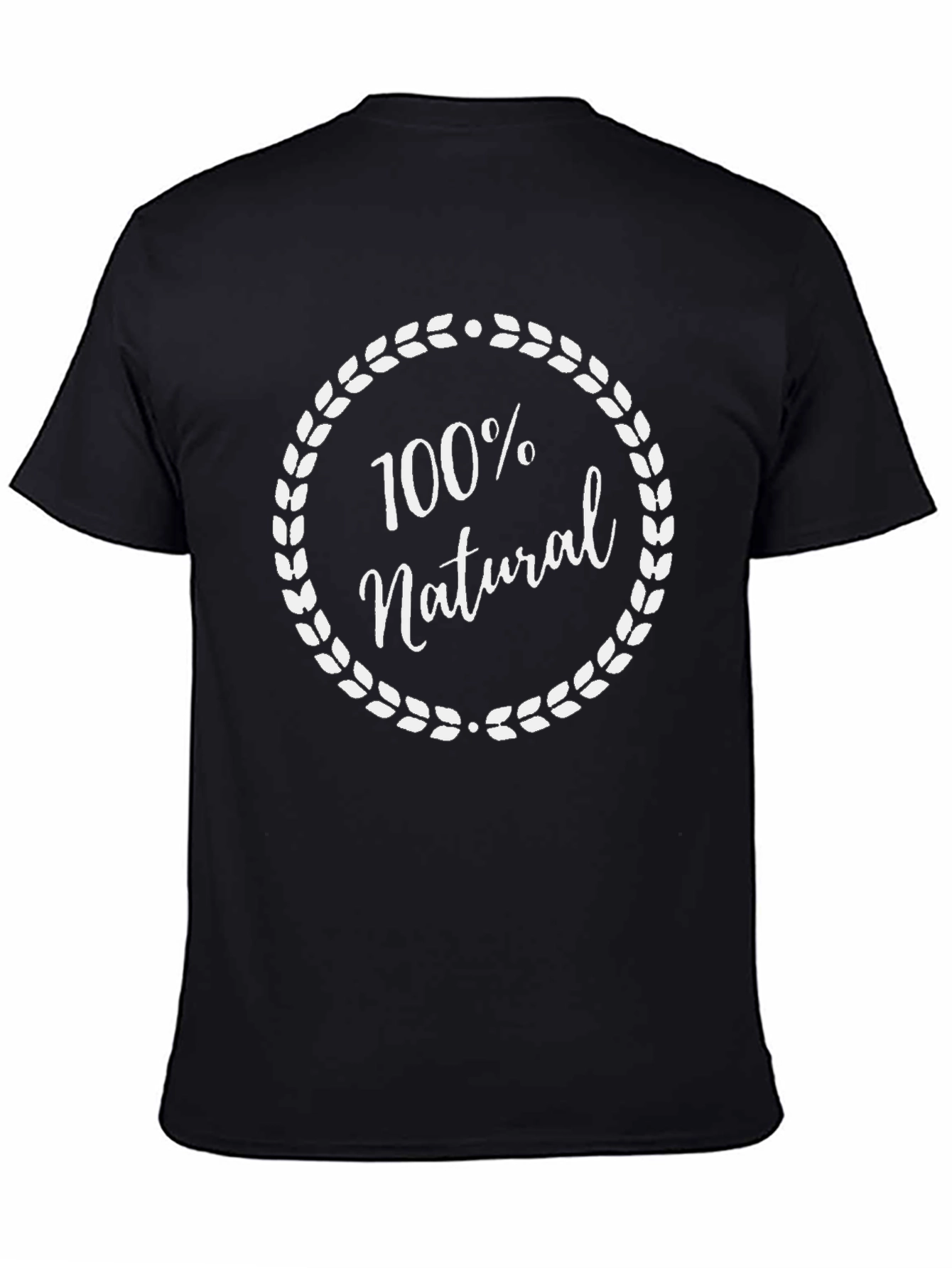 100% Natural Graphic Tee - Soft Cotton Blend T-Shirt