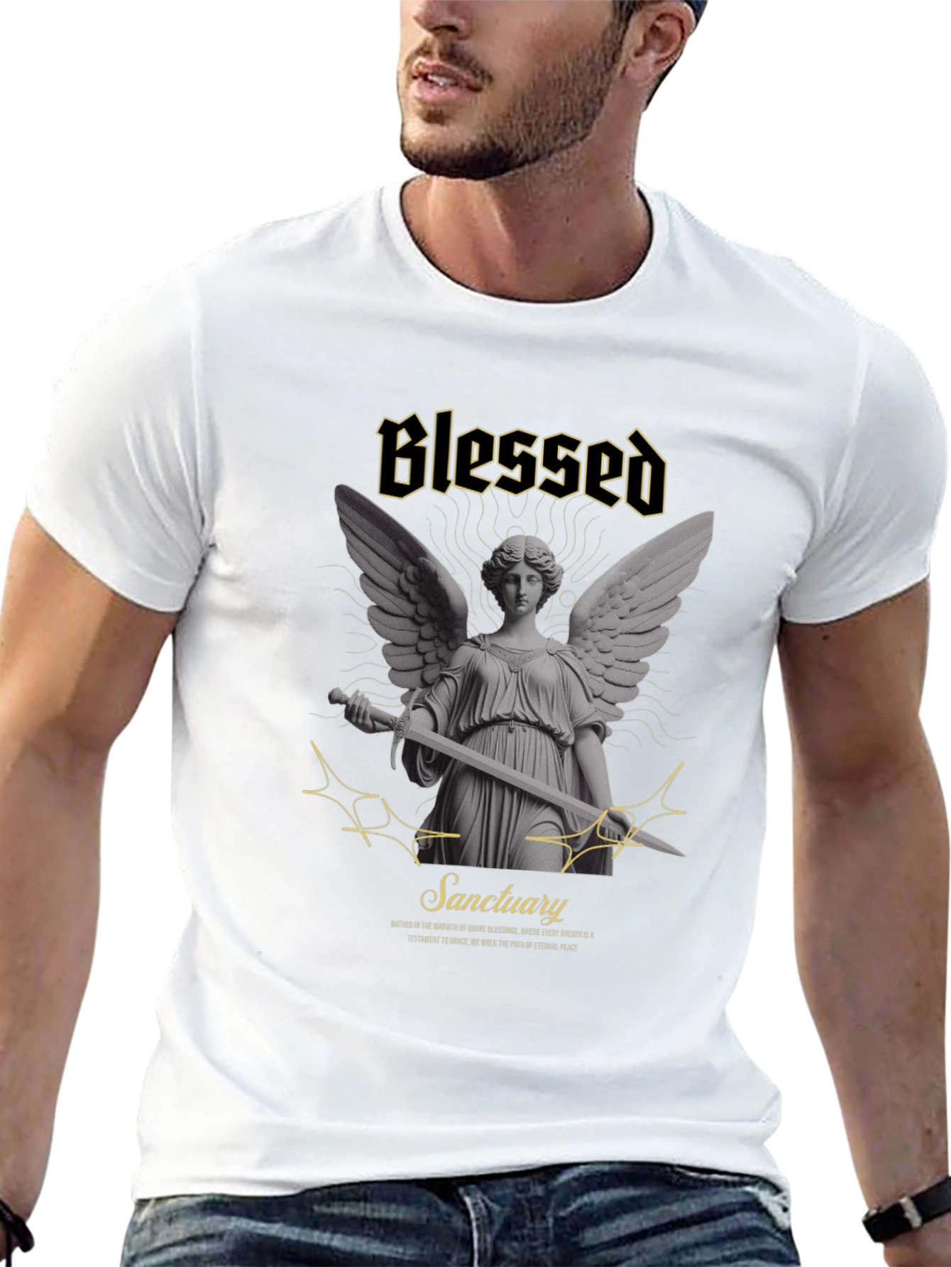 Blessed Angel Graphic T-Shirt