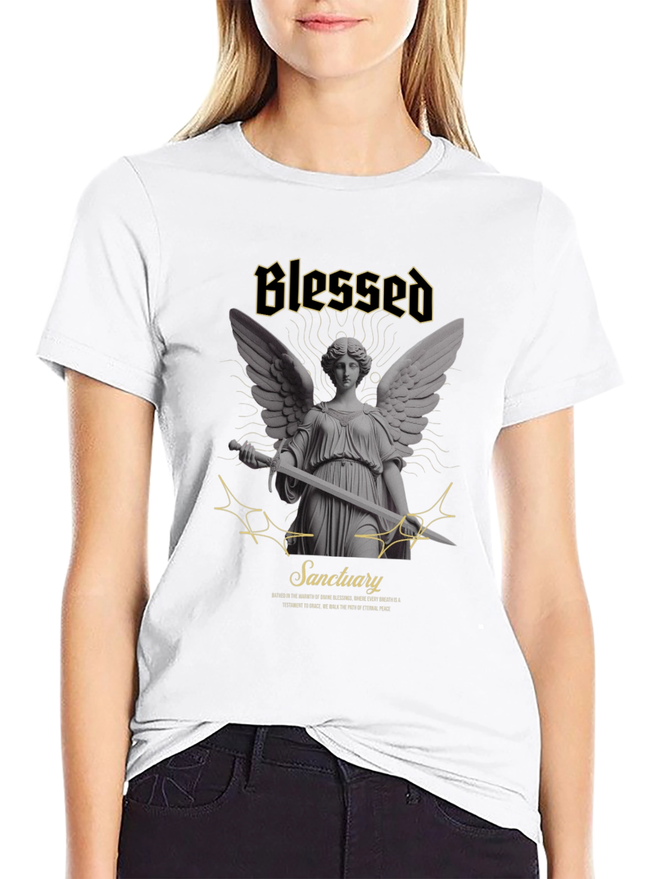 Blessed Angel Graphic T-Shirt