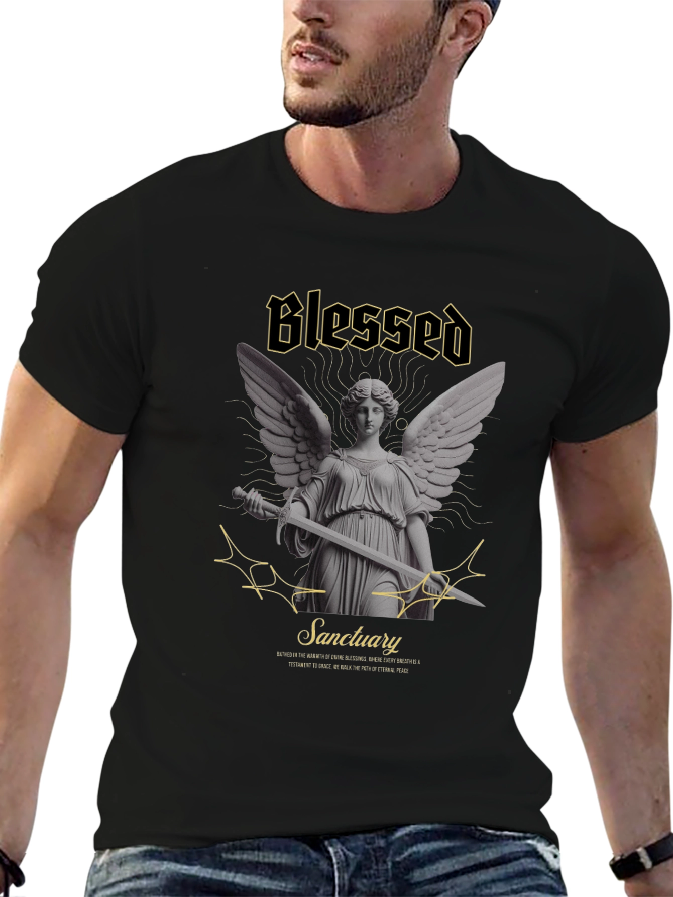 Blessed Angel Graphic T-Shirt