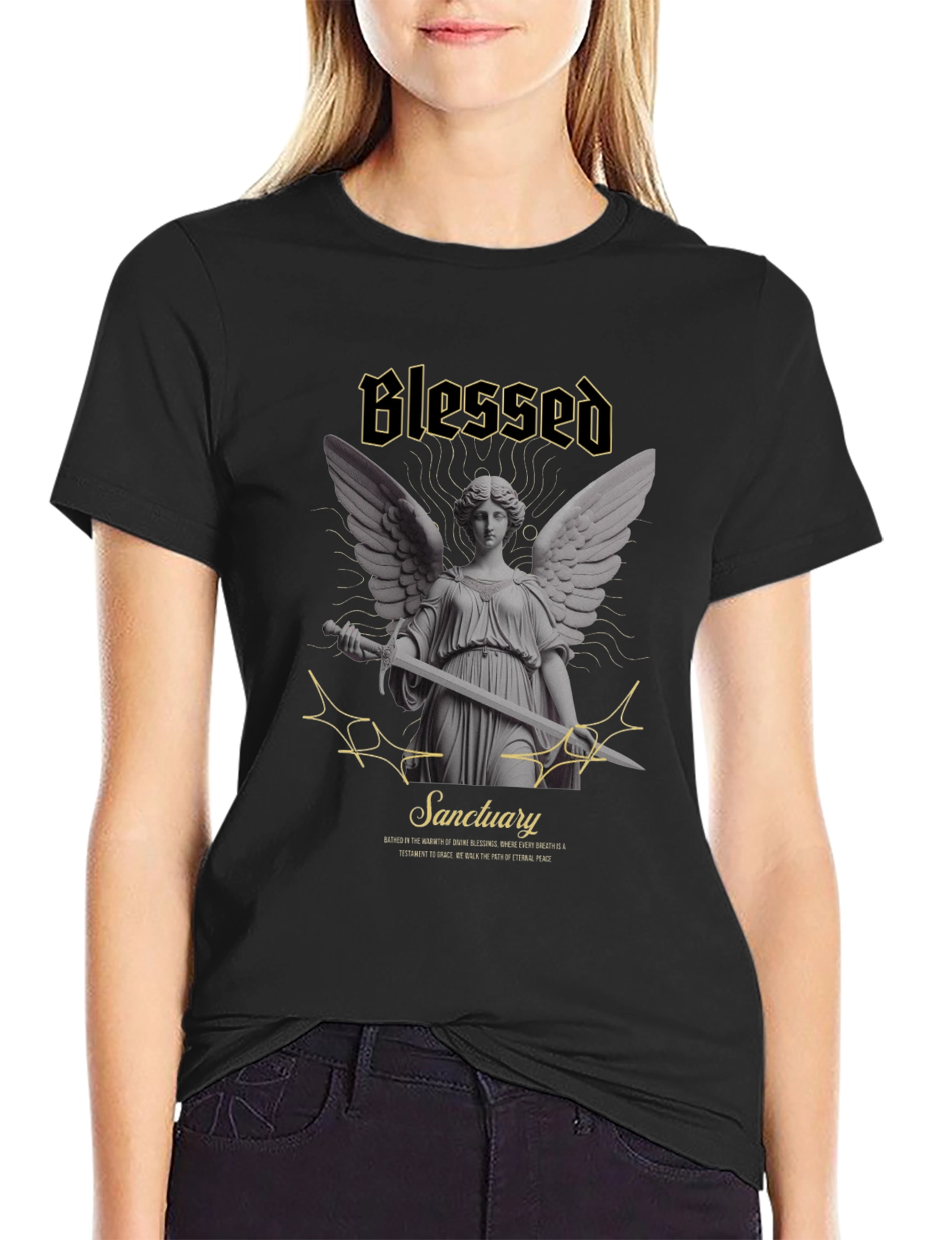 Blessed Angel Graphic T-Shirt