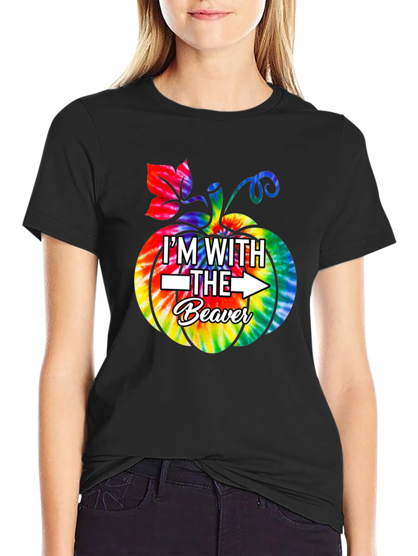 Im With The Beaver Funny T-Shirt