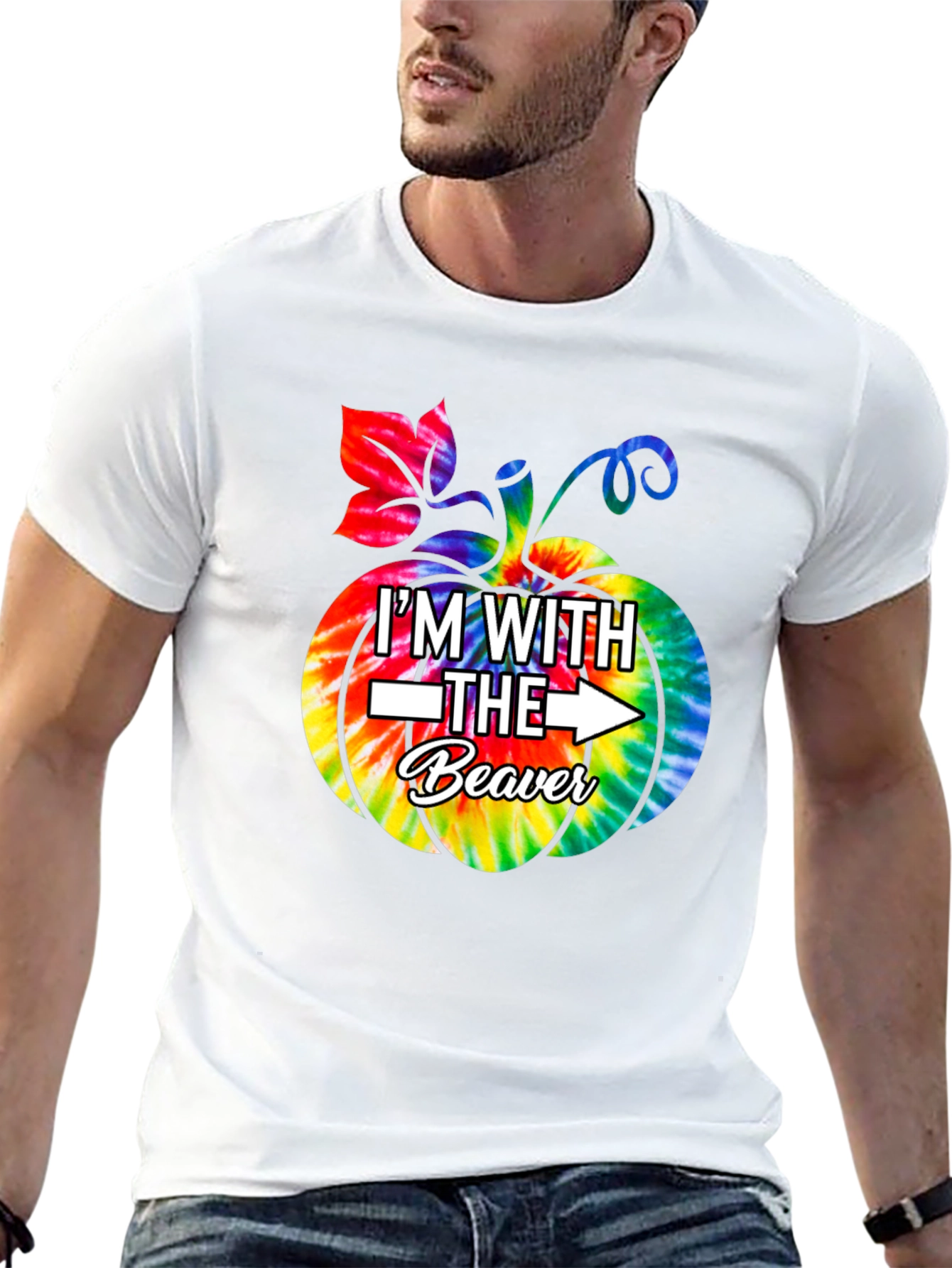 Im With The Beaver Funny T-Shirt