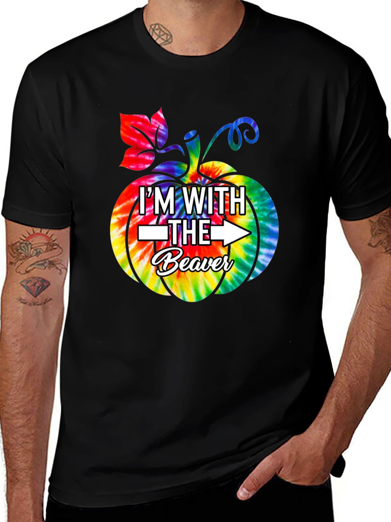 Im With The Beaver Funny T-Shirt