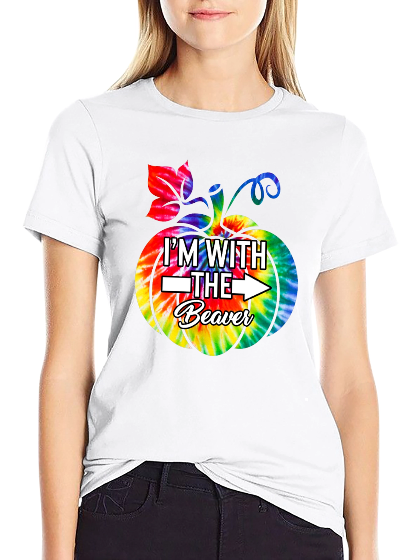 Im With The Beaver Funny T-Shirt