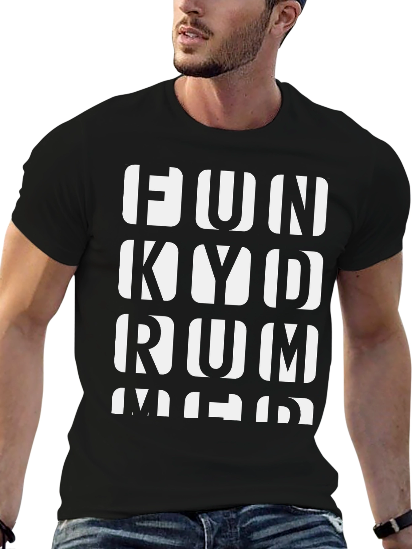 Funky Drummer Black Graphic Tee
