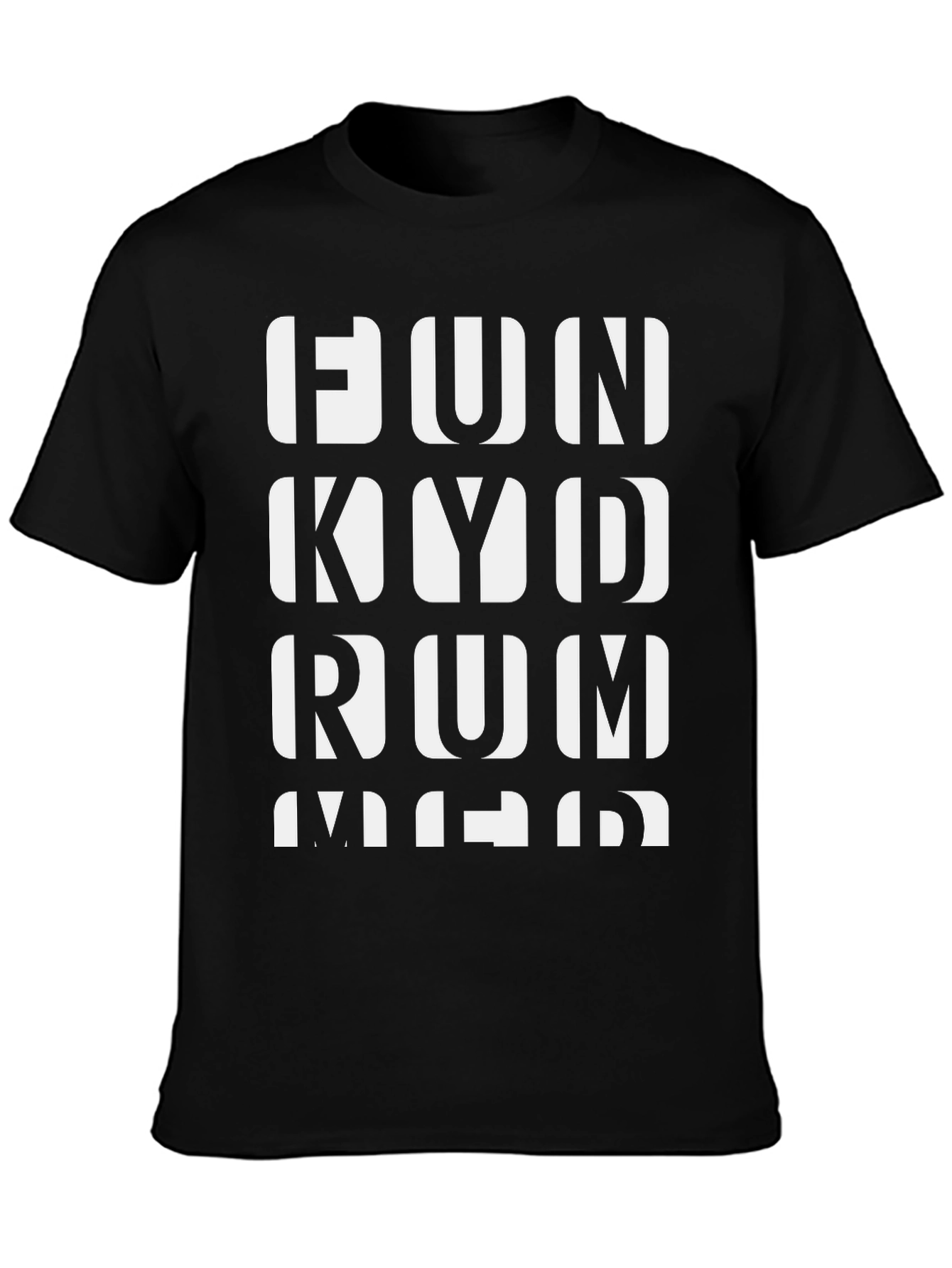 Funky Drummer Black Graphic Tee