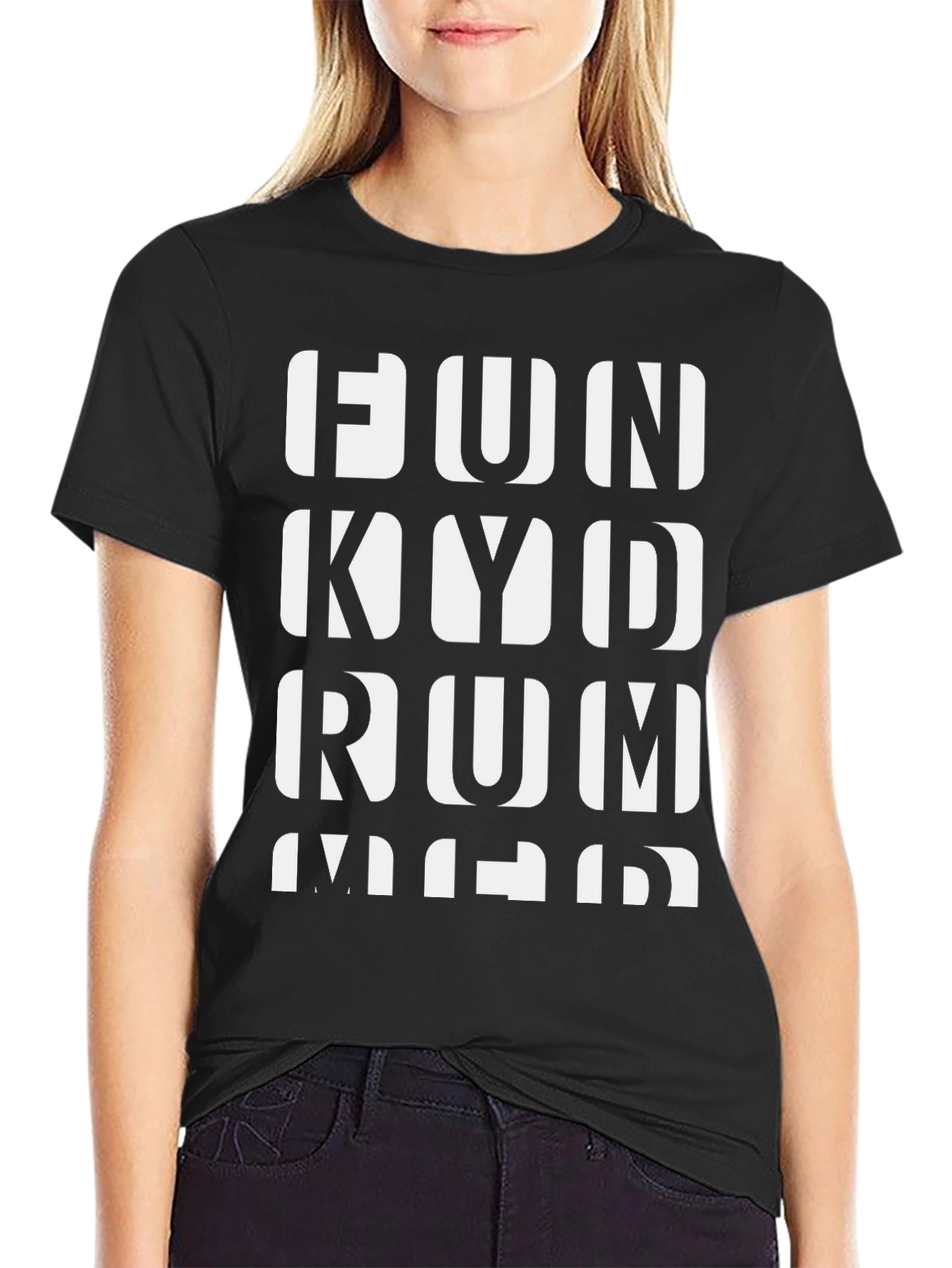 Funky Drummer Black Graphic Tee