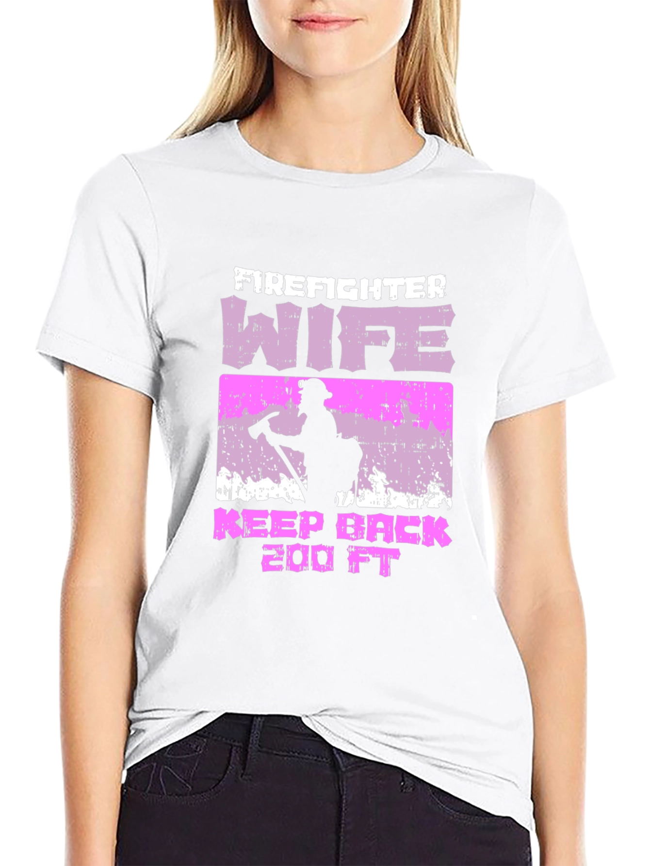 Firefighter Wife Graphic T-Shirt