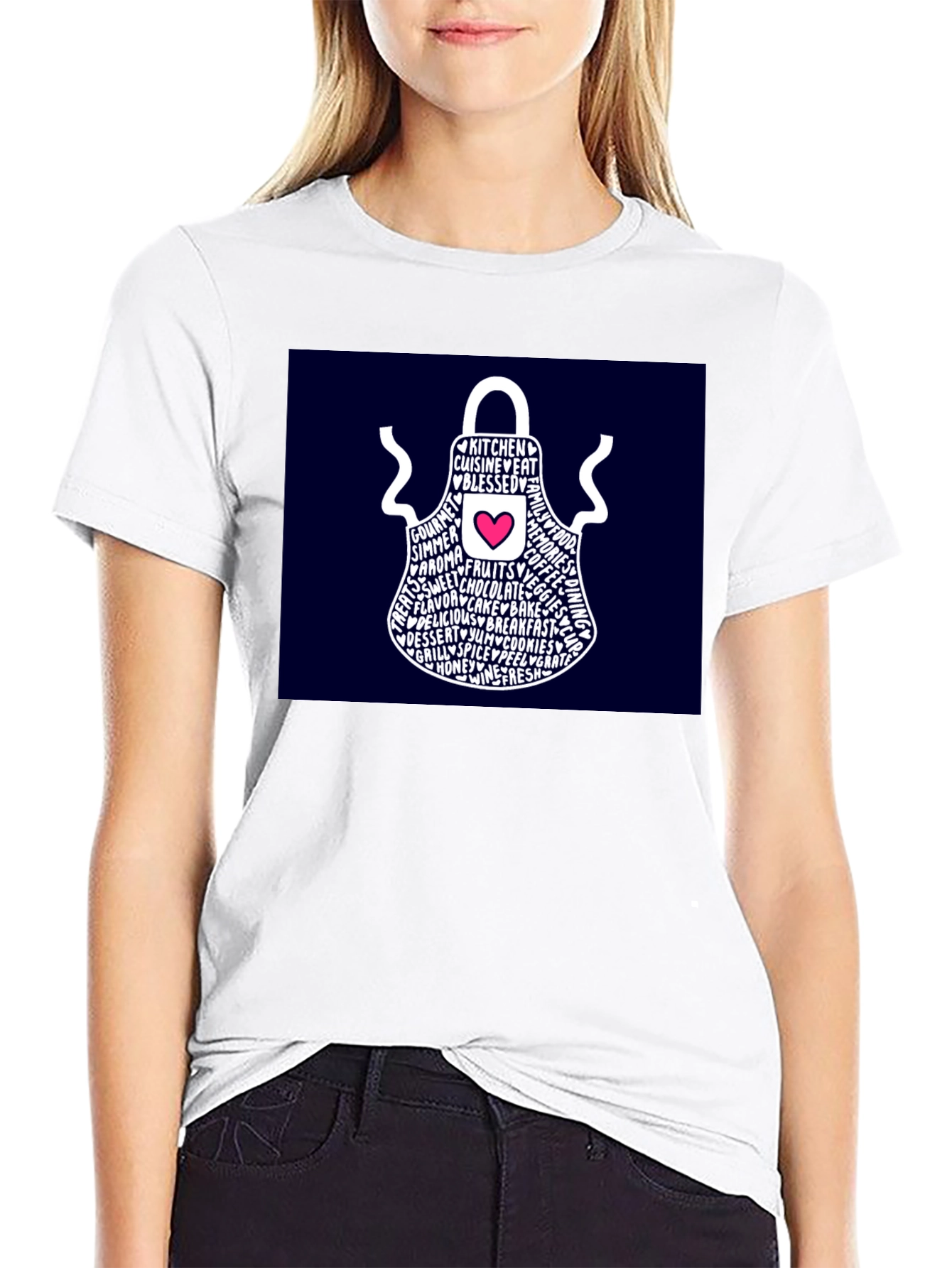 Culinary Apron Word Art T-Shirt