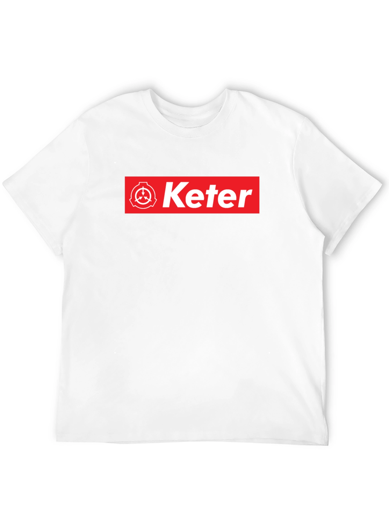 Keter SCP Foundation T-Shirt - Red Box Logo Design