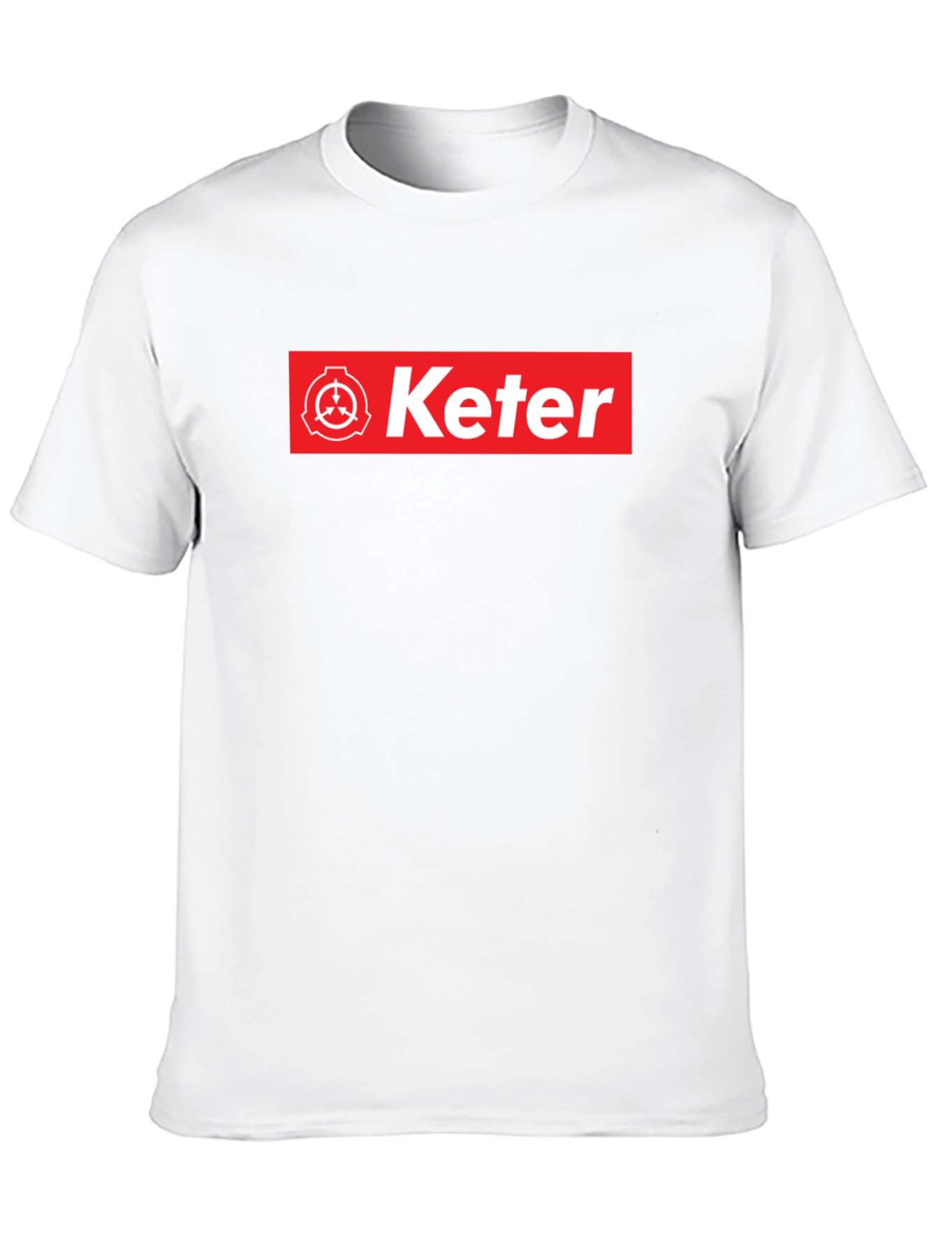 Keter SCP Foundation T-Shirt - Red Box Logo Design