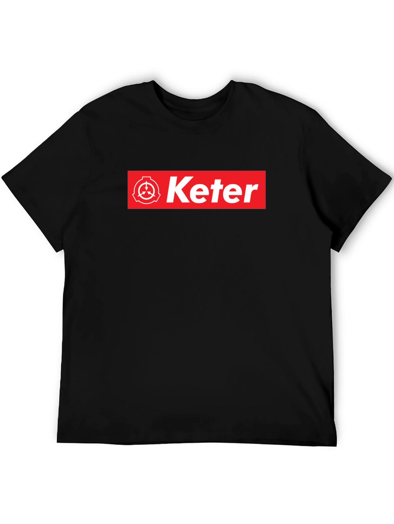 Keter SCP Foundation T-Shirt - Red Box Logo Design