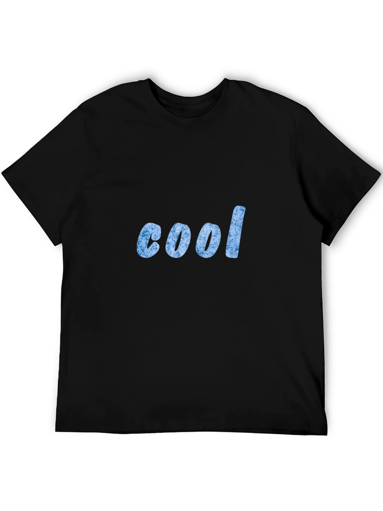 Cool Graphic Print Black T-Shirt