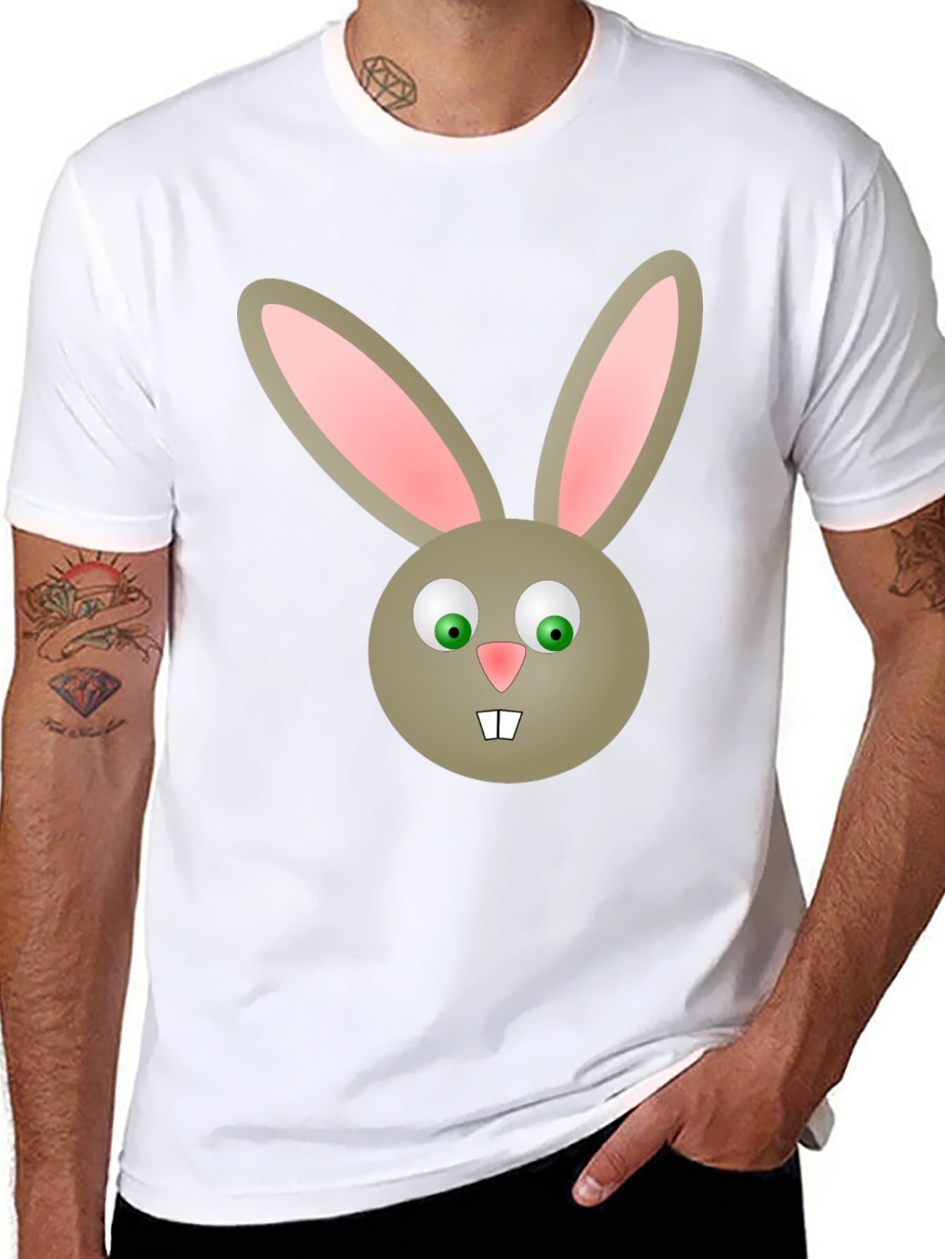 Funny Bunny T-Shirt - Cute Rabbit Graphic Tee