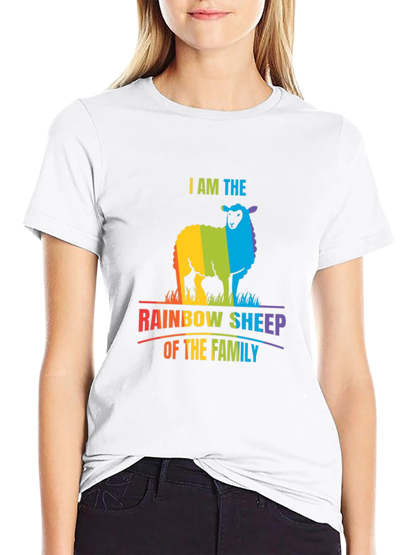 Rainbow Sheep T-Shirt - I Am The Rainbow Sheep