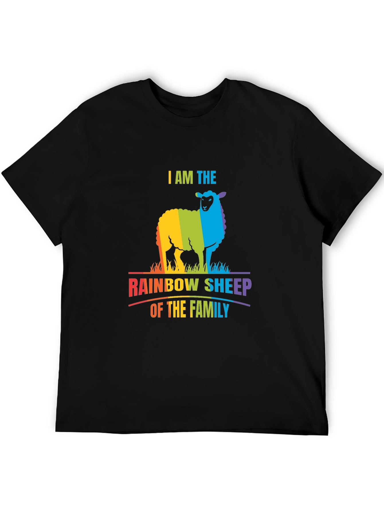 Rainbow Sheep T-Shirt - I Am The Rainbow Sheep